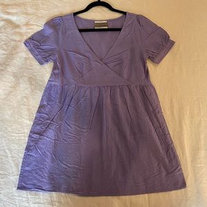 Urban Renewal Purple Babydoll Dress